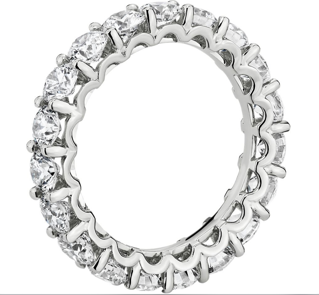 Кольцо с бриллиантами(3,0 ct.) из платины 950 пробы
