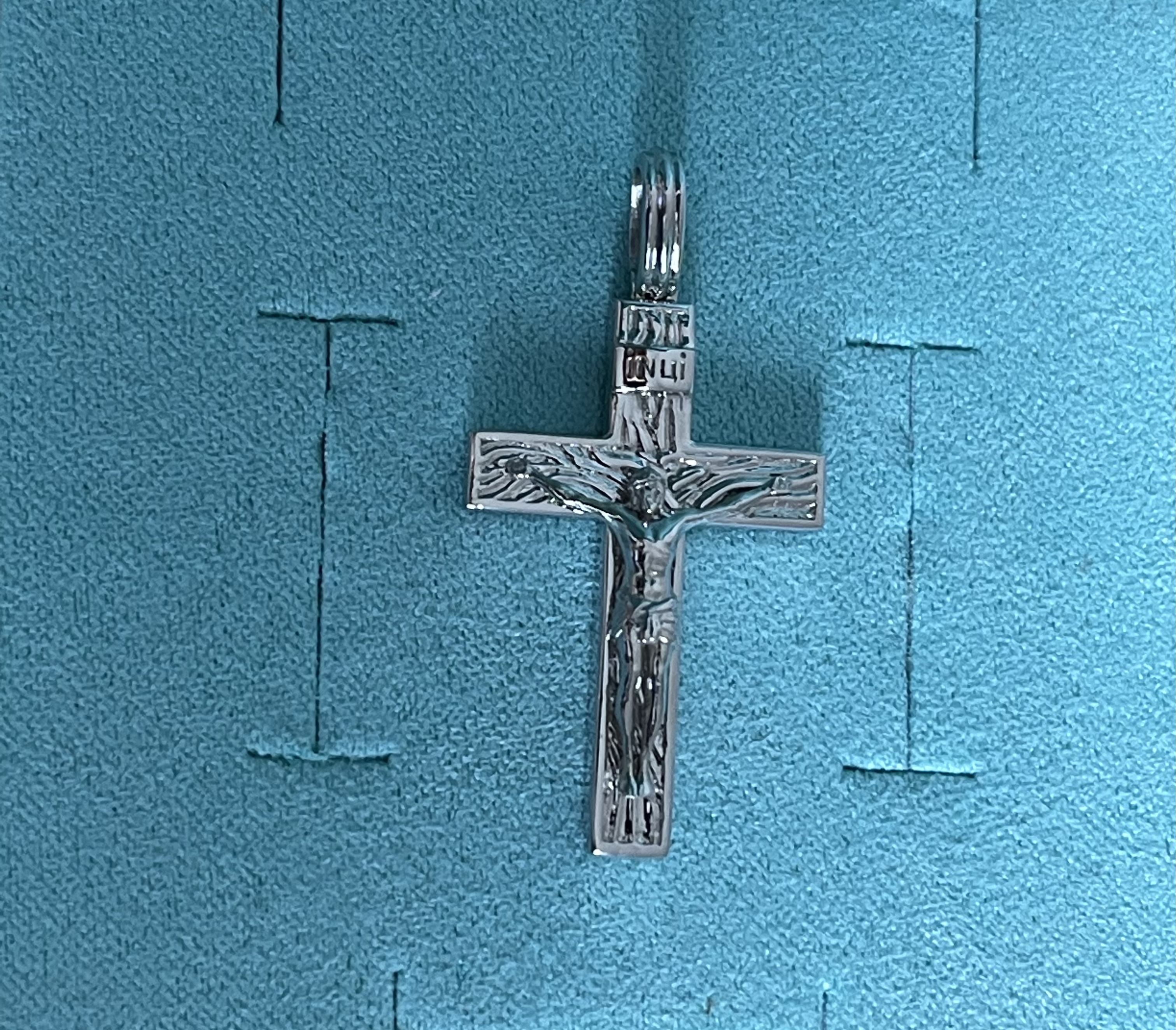 Православный крестик из платины