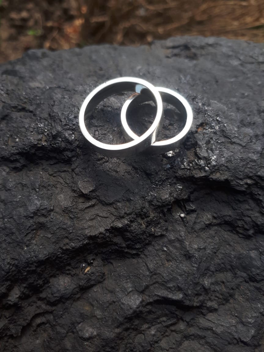 Обручальное кольцо из платины(5,0 мм.)