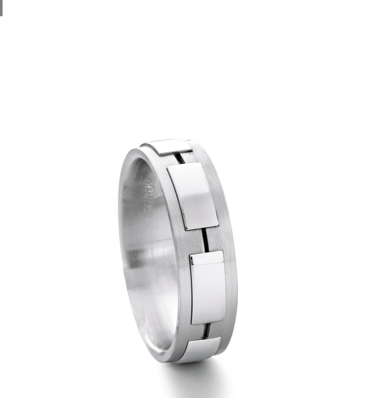 Обручальное кольцо(6,5 мм.) из платины 950 пробы